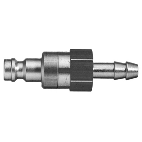 45594320 Nipple - Dry Break - Plastic Hose Connection Rectus double shut-off nipple with flatsealing or dry-break system for leak-free design. (KL series). On the coupling and plug, our leak-free coupling systems have valves that build up no dead-space volume. As such, when the connection is broken, no drops of the medium being channelled are able to escape. This variant is especially suitable for transporting aggressive media or in sensitive environments like in cleanrooms.