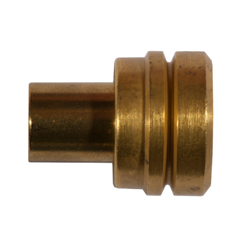 Compr. Ferrule With Stiff. Sleeve FIX 8mm_6mm Brass 40001-8-6 Fix