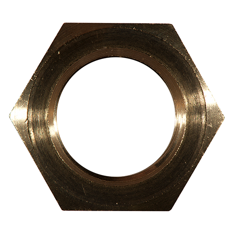 Hexagon Nut Female M10x1  Brass 40006-M10x1