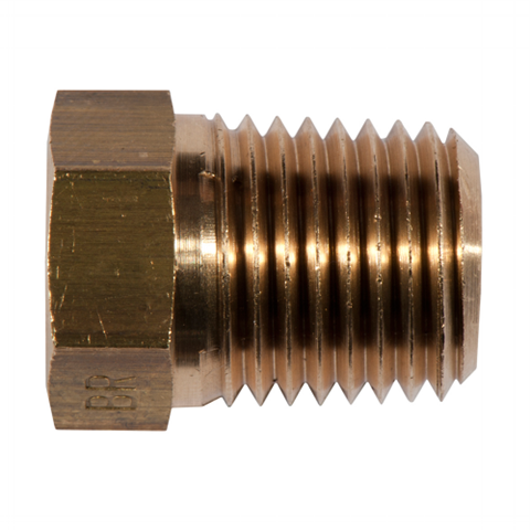 Hexagon Plug 1/8NPT Brass AD HP 40-1/8NPT