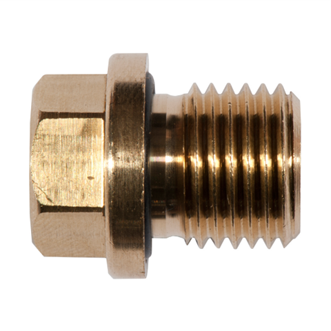 Hexagon Plug O-Ring Male G1/2  Brass Seal NBR AD HPO 40-1/2