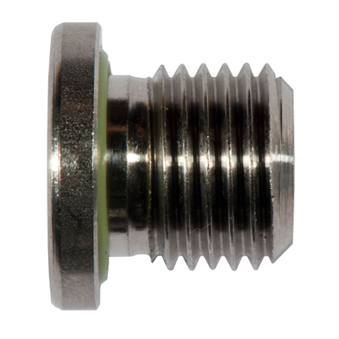 Screw Plug O-Ring Male G3/8  SS316Ti Seal FPM AD HSPO 50-3/8
