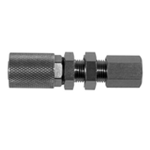 17011255 Coupling - Straight Through - Serto Connection Rectus en Serto Straight through quick couplers with full bore works without a valve and thus achieve the best possible flow (flow). The turbulence which is normally caused by the intergrated valves is not present.