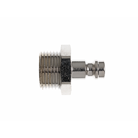 QDN Without Valve Male G1/8  Brass Chem.Ni. Pl. CO T 213-G1/8 N