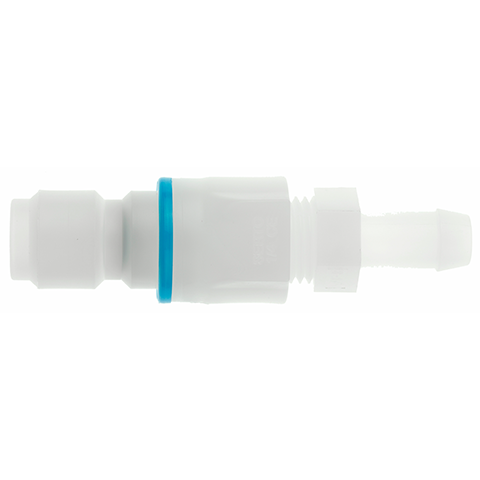 17032055 Nipple - Single Shut-off - Hose Barb Single shut-off nipples/ plugs work without valve in the nipple. The flow is stalled when the connection is broken. ( Rectus SF serie)
