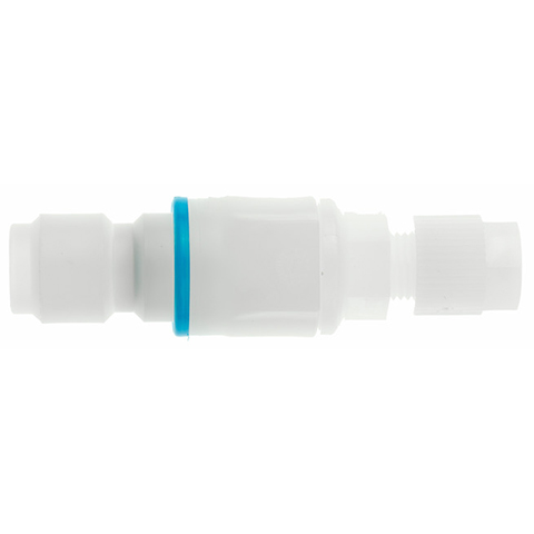 QDN With Valve Conn. Tube 8mm Blue  PVDF Seal EPDM CO TA/B-SOS-8 PE