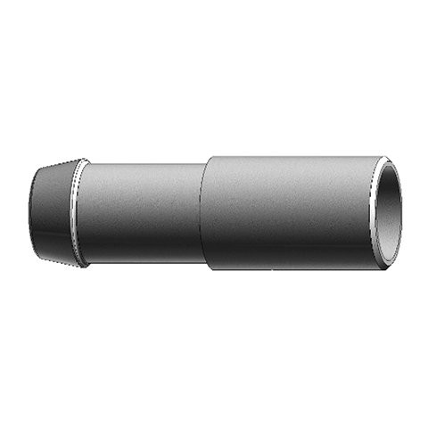 Straight Hose Nozzle TubeStub/Tube 6mm_ID6mm PVDF 20503-A6-6