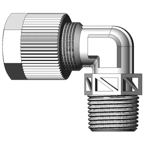18036000 Male adaptor elbow union (NPT) Teesing Artikelgroep:  Serto Kniekoppelingen