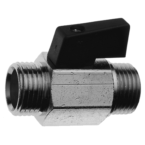 22016105 Ball Valve One-piece - 2 way Mini One-piece ball valve with reduced bore for easy and economical applications.