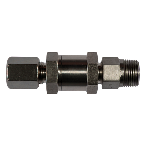 23042000 Check Valves Pressure - Tube/Thread Serto Check valves with an opening pressure of 0,2  or 1 Bar