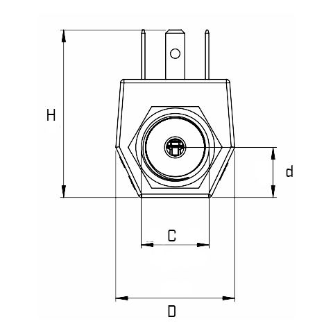 Flow Sensor Nano Without Pulse Divider Nozzle1,2mm 9NI-0120/01A
