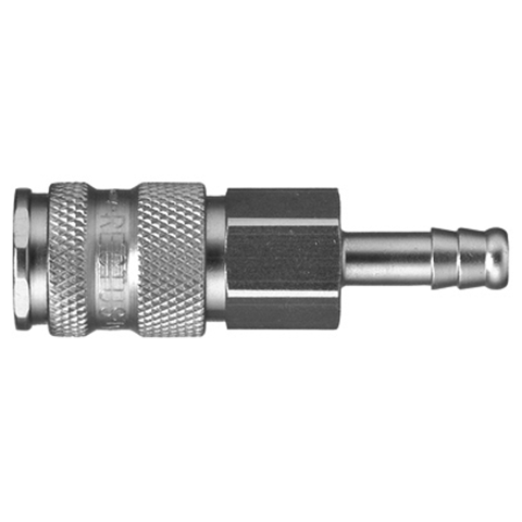 QDC Double Shut-Off for Parker Plug-In Hose 10mm Brass Ni Pl. NBR 25KBTP10BPN