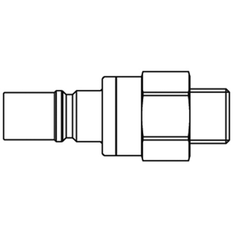 46810600 Nipple - Dry Break - Male Thread Rectus double shut-off nipple with flatsealing or dry-break system for leak-free design. (KL series). On the coupling and plug, our leak-free coupling systems have valves that build up no dead-space volume. As such, when the connection is broken, no drops of the medium being channelled are able to escape. This variant is especially suitable for transporting aggressive media or in sensitive environments like in cleanrooms.