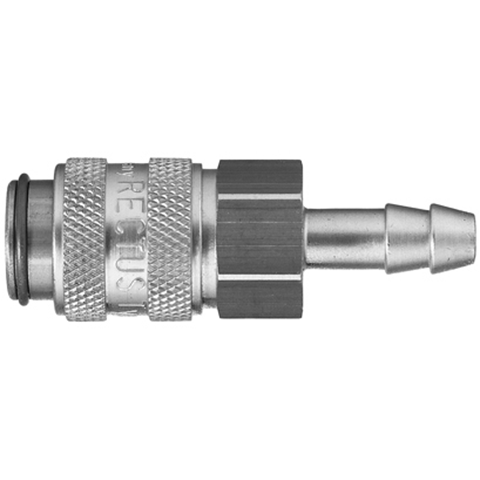 QDC Double Shut-Off for Parker Plug-in hose 6mm SS303 FPM 21KBTP06RVX
