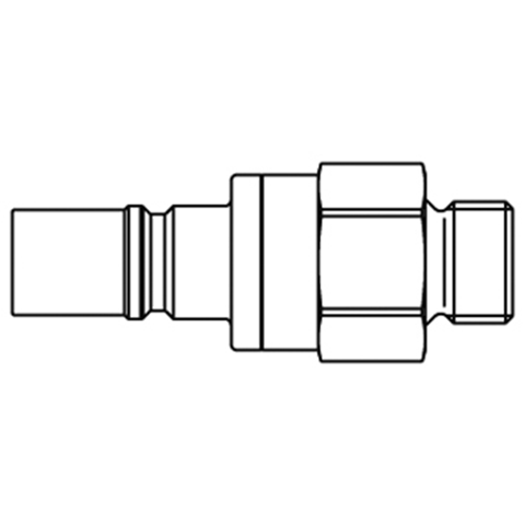 47810700 Nipple - Dry Break - Male Thread Rectus double shut-off nipple with flatsealing or dry-break system for leak-free design. (KL series). On the coupling and plug, our leak-free coupling systems have valves that build up no dead-space volume. As such, when the connection is broken, no drops of the medium being channelled are able to escape. This variant is especially suitable for transporting aggressive media or in sensitive environments like in cleanrooms.