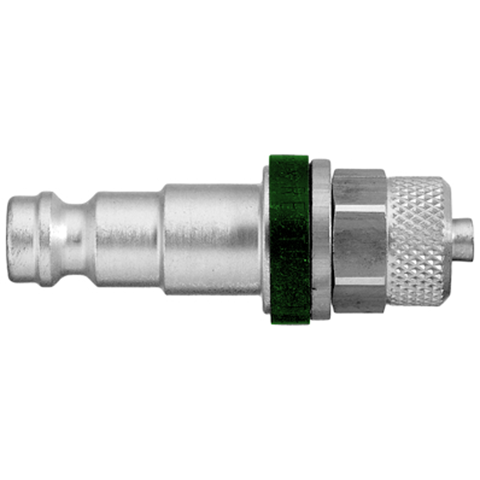 48025713 Nipple - Straight-through - Plastic Hose Connection Nipple Straight through - coded systems/ Rectukey.  The mechanical coding of the coupling and plug offers a  guarantee for avoiding mix-ups between media when coupling, which is complemented by the color coding of the anodised sleeves. Double shut-off version available on request.