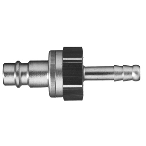48065760 Nipple - Dry Break - Hose Barb Rectus double shut-off nipple with flatsealing or dry-break system for leak-free design. (KL series). On the coupling and plug, our leak-free coupling systems have valves that build up no dead-space volume. As such, when the connection is broken, no drops of the medium being channelled are able to escape. This variant is especially suitable for transporting aggressive media or in sensitive environments like in cleanrooms.