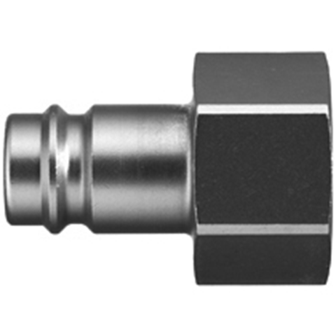 48207200 Nipple - Straight Through - Female Thread Serto and Rectus  quick coupling Straight through nipples and plugs with full bore work without a valve and thus achieve the best possible flow (flow). The turbulence which is normally caused by the intergrated valves is not present.
