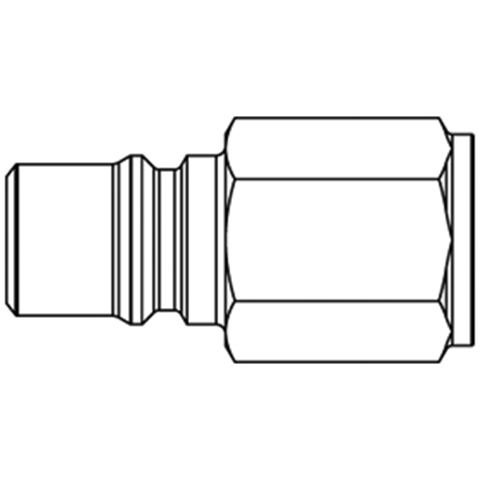 48902035 Nipple - Single Shut-off - Female Thread Single shut-off nipples/ plugs work without valve in the nipple. The flow is stalled when the connection is broken. ( Rectus SF serie)