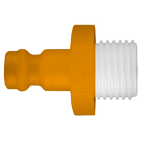 48963845 Nipple - Straight-through - Male Thread Nipple Straight through - coded systems/ Rectukey.  The mechanical coding of the coupling and plug offers a  guarantee for avoiding mix-ups between media when coupling, which is complemented by the color coding of the anodised sleeves. Double shut-off version available on request.