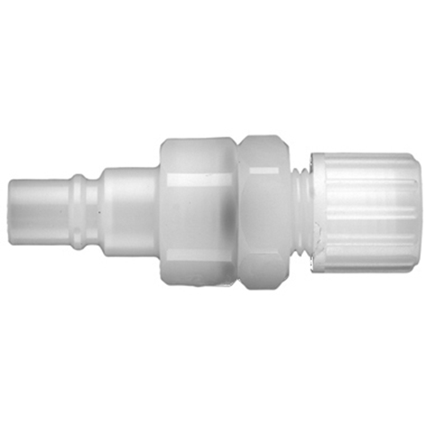 QDN Straight-Through Plastic Tube Conn. For Hard Plastic Hoses 9x12mm PVDF FKM/FPM 48SFKP12FVX