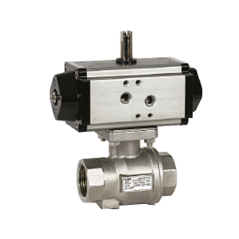 Automated Ball Valve Two-Piece Stainless Steel 1.4408 Rp 1/2 (DN15)