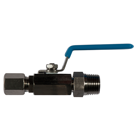 53001200 Ball Valve One-piece - 2 way One-piece ball valve with reduced bore for easy and economical applications.