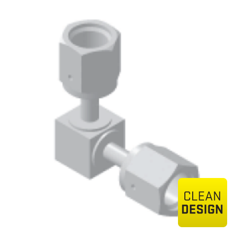 94208198 Elbow UHP weld and face seal elbow fittings in low sulfur or VIMVAR SS316L stainless steel are internal or/and external electropolished and packed in a class 10 cleanroom. UHP elbow fittings are designed to make an easy 90 degree connection between tubes or pipes.