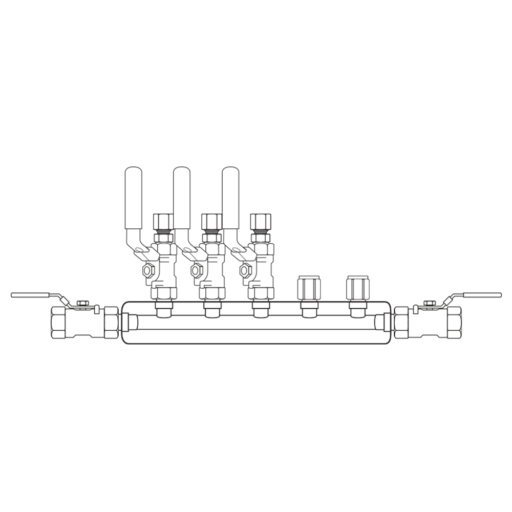 M3034112 Manifolds Stainless Steel Single Sided