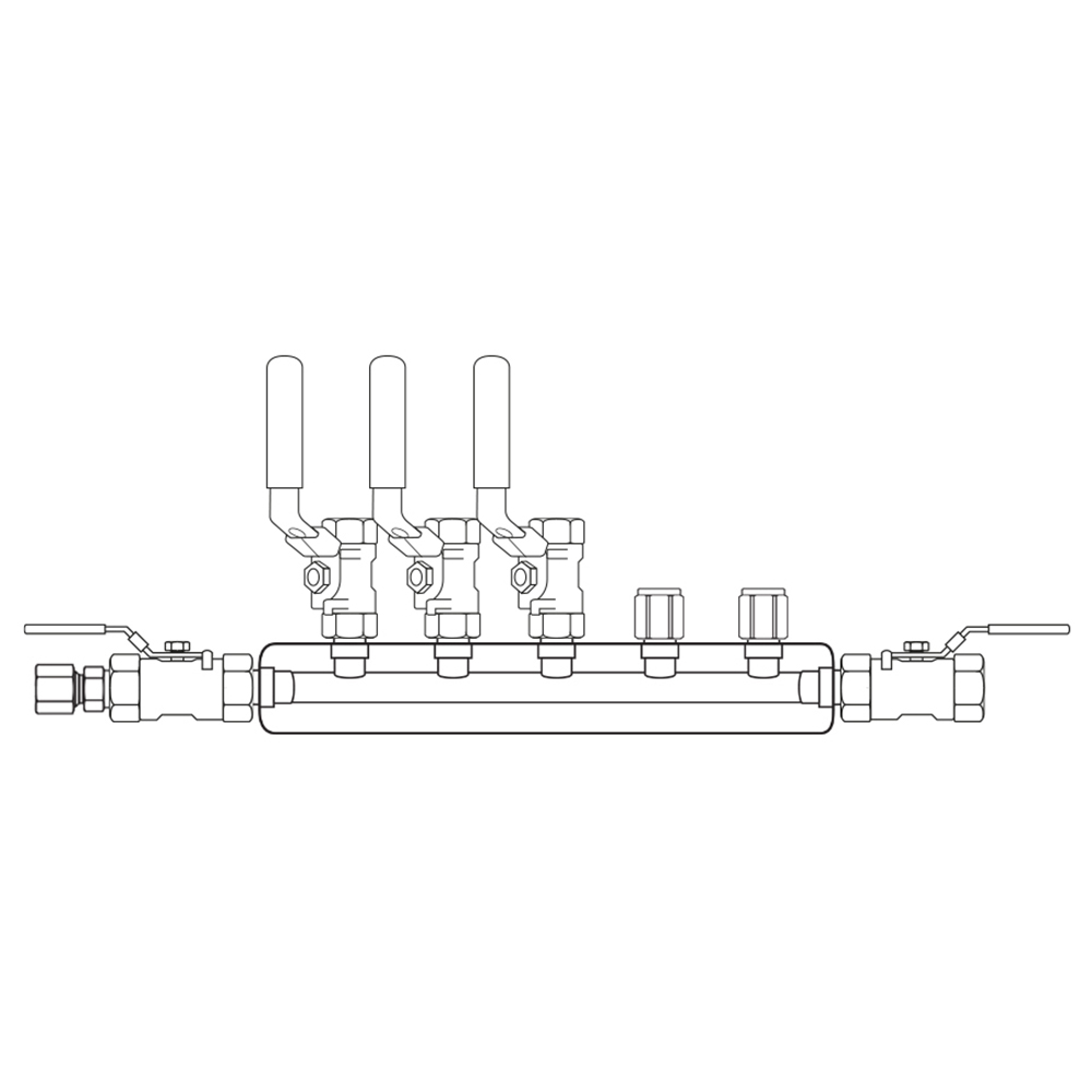 M4034022 Manifolds Stainless Steel Single Sided