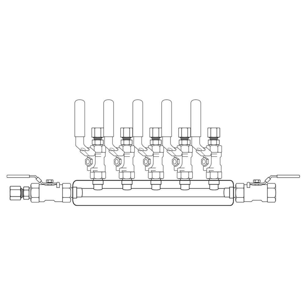 M4054142 Manifolds Stainless Steel Single Sided
